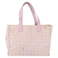Chanel Travel Line Tote Nylon Pink Nylon Tote Bag Bag