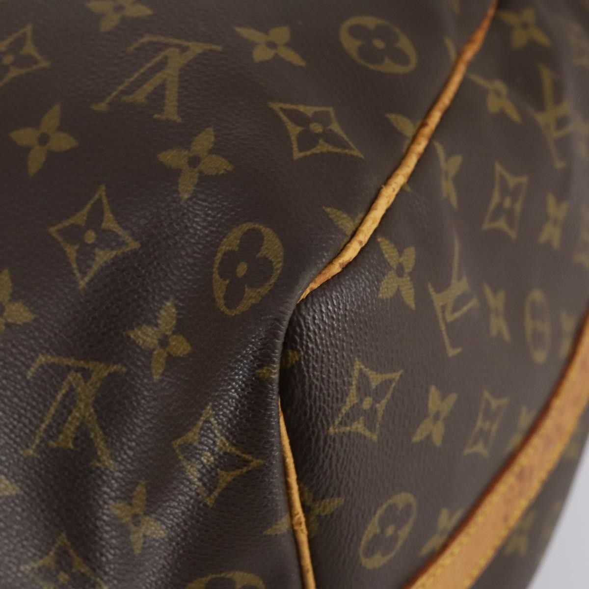 Louis Vuitton Keepall Bandouliere Bag Monogram Canvas Brown Canvas Travel Bag