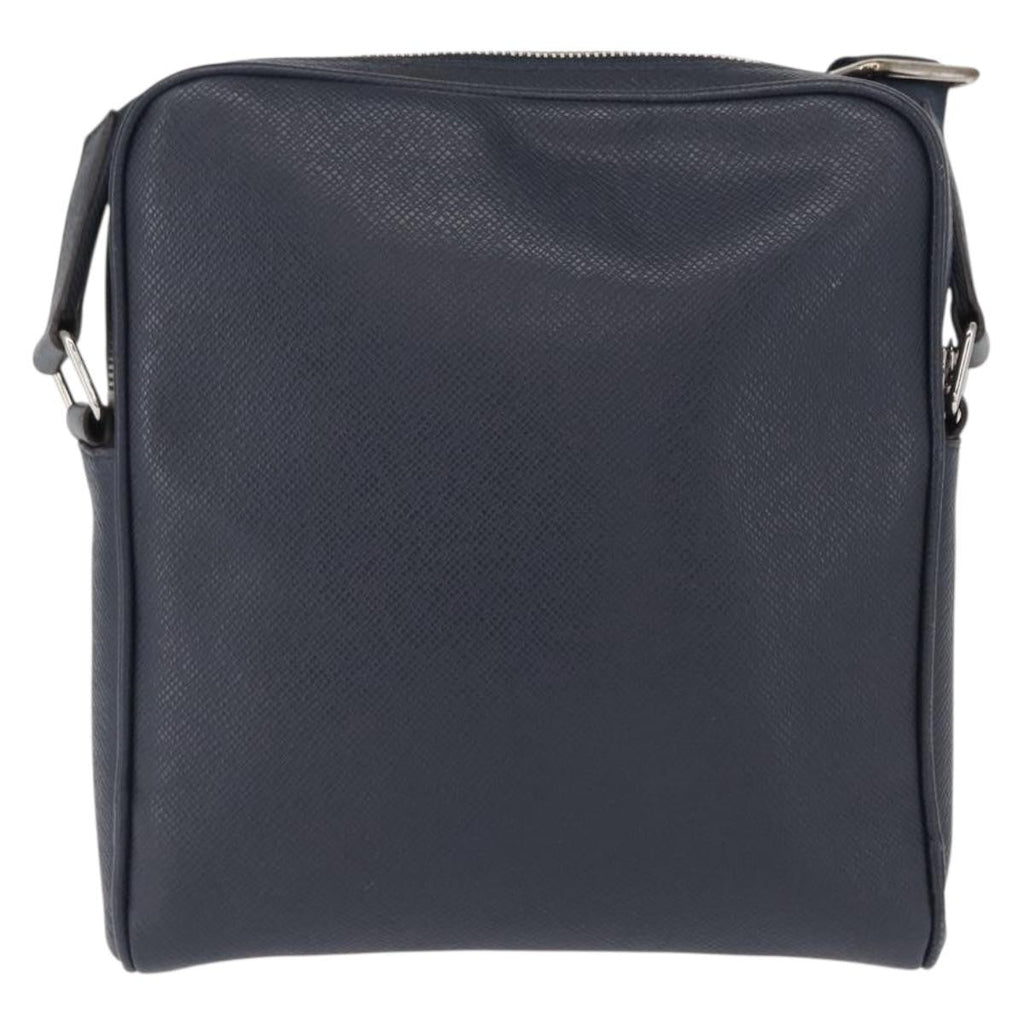 Louis Vuitton Alex Messenger Bag Taiga Leather Navy Leather Shoulder Bag