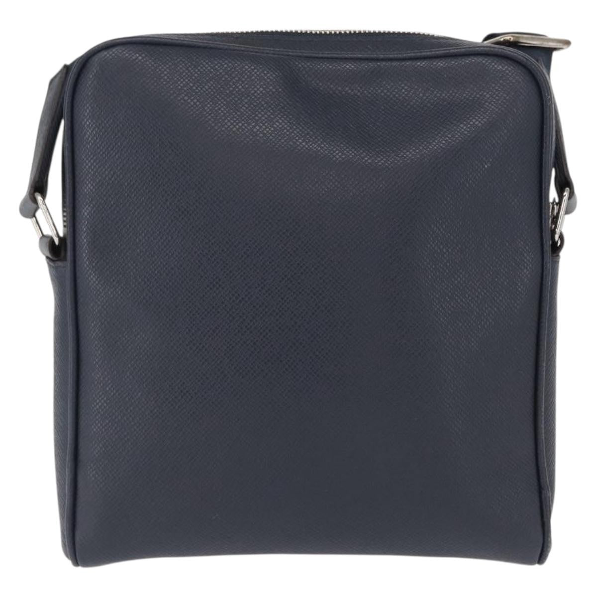 Louis Vuitton Alex Messenger Bag Taiga Leather Navy Leather Shoulder Bag