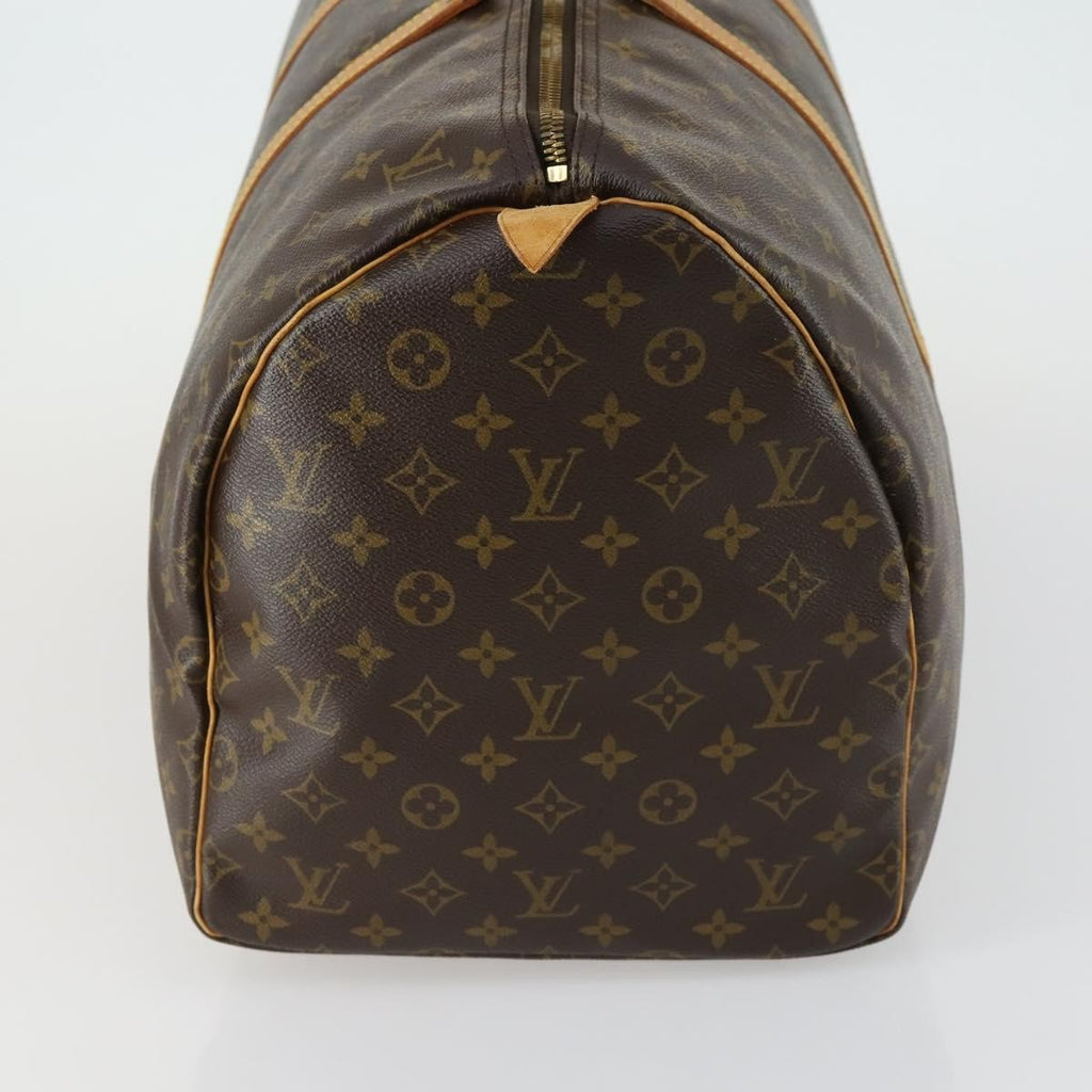 Louis Vuitton Keepall Bag Monogram Canvas Brown Canvas Travel Bag
