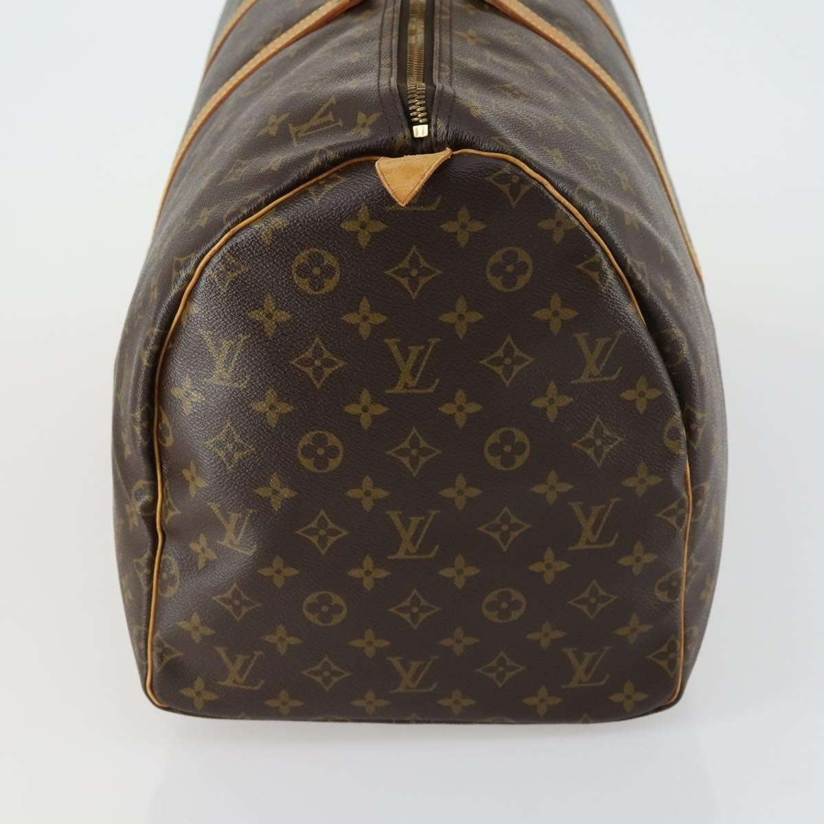 Louis Vuitton Keepall Bag Monogram Canvas Brown Canvas Travel Bag