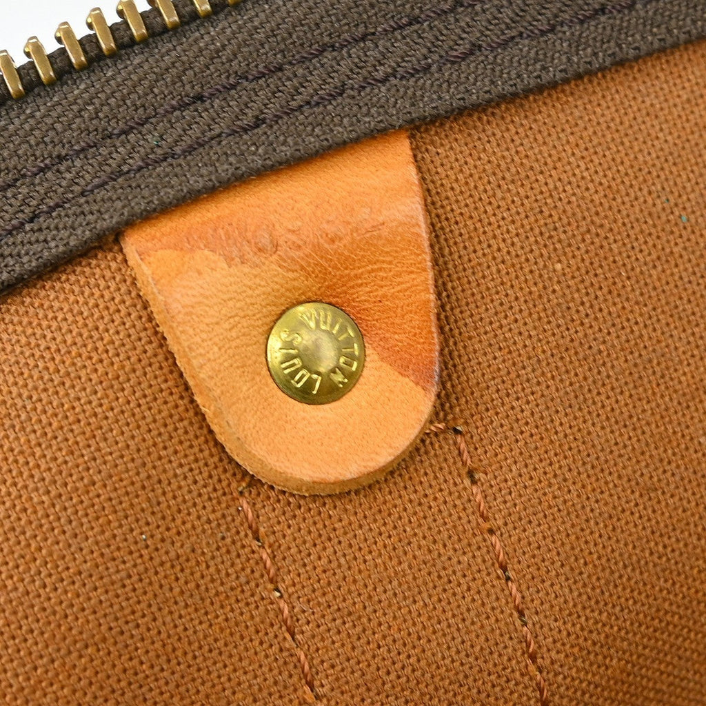 Louis Vuitton Keepall Bag Monogram Canvas Brown Canvas Travel Bag