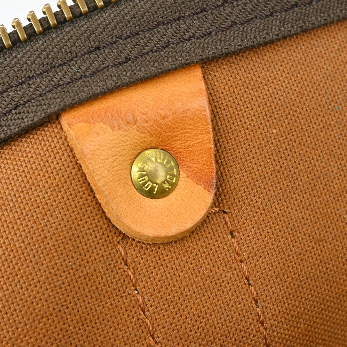 Louis Vuitton Keepall Bag Monogram Canvas Brown Canvas Travel Bag