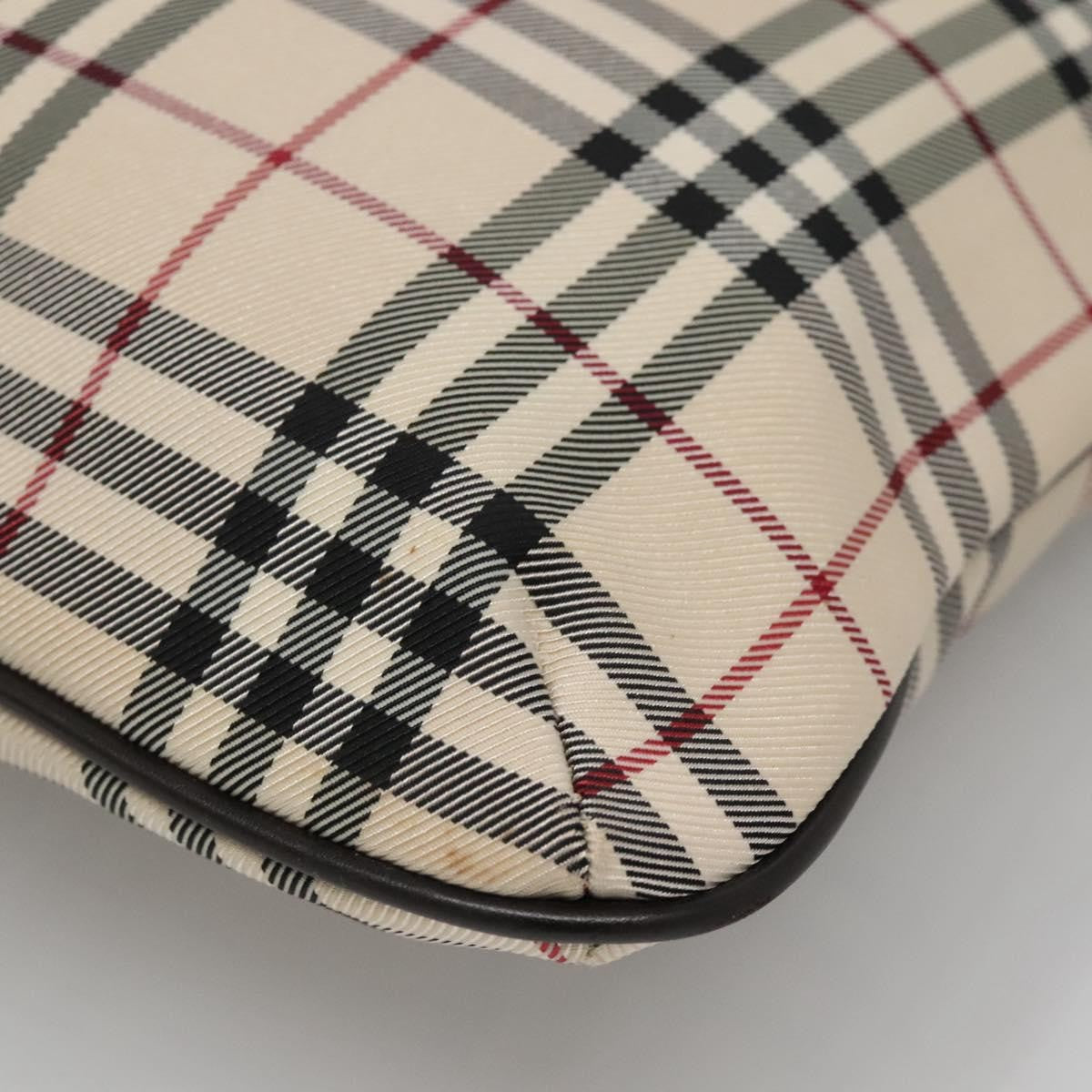 Burberry Nova Check Tote Nylon Beige Nylon Bag