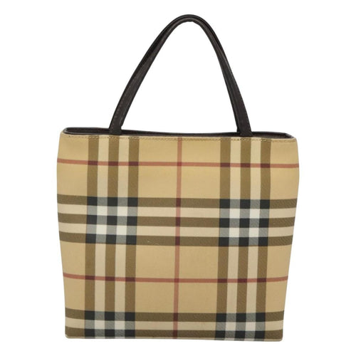 Burberry Nova Check Handbag Nova Check Canvas Beige Canvas Handbag