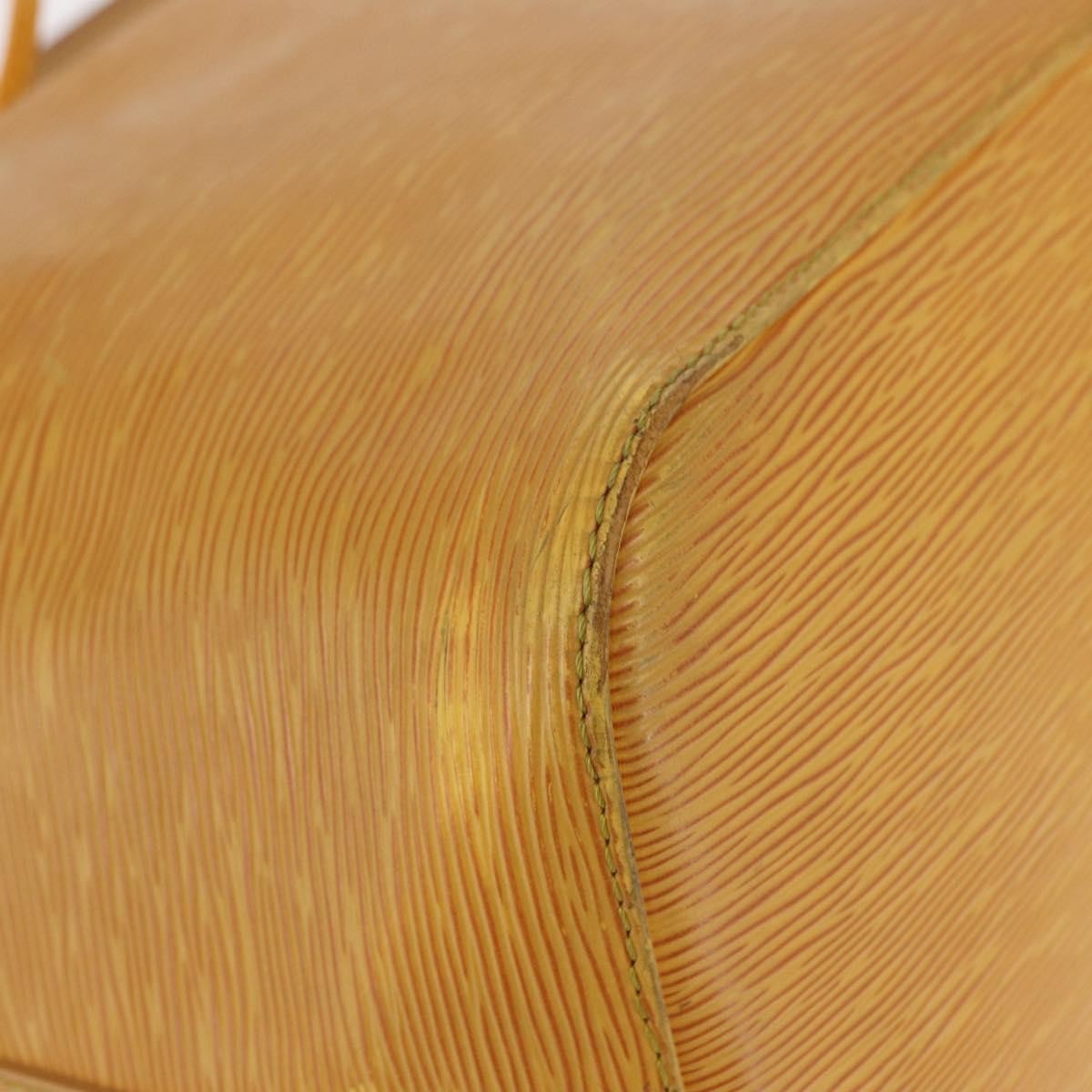 Louis Vuitton Petit Noe Handbag Epi Leather Yellow Leather Shoulder Bag