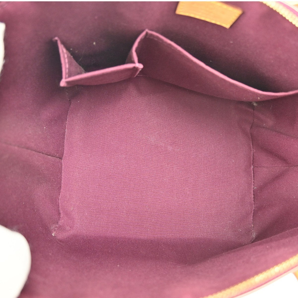 Louis Vuitton Bellevue Handbag Monogram Vernis Purple Patent_Leather Handbag