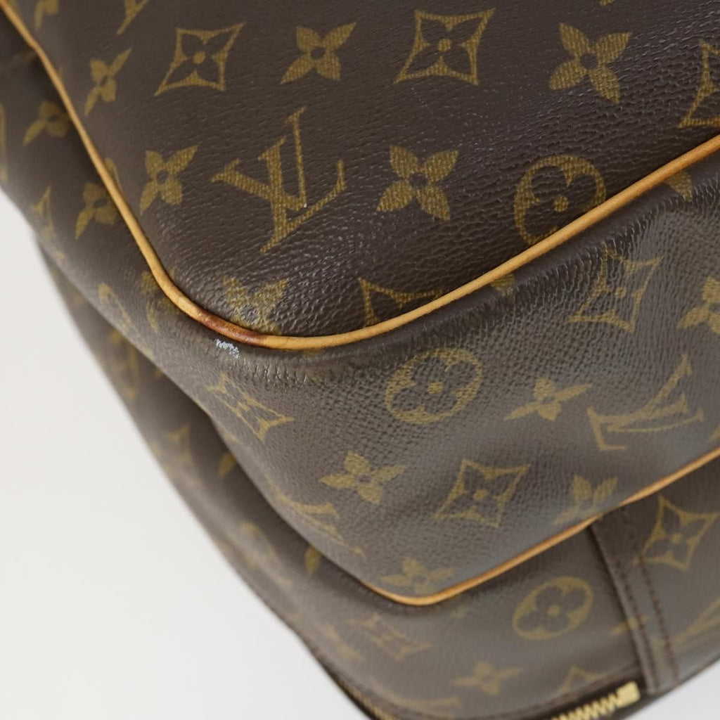 Louis Vuitton Alize Bag Monogram Canvas Brown Canvas Travel Bag