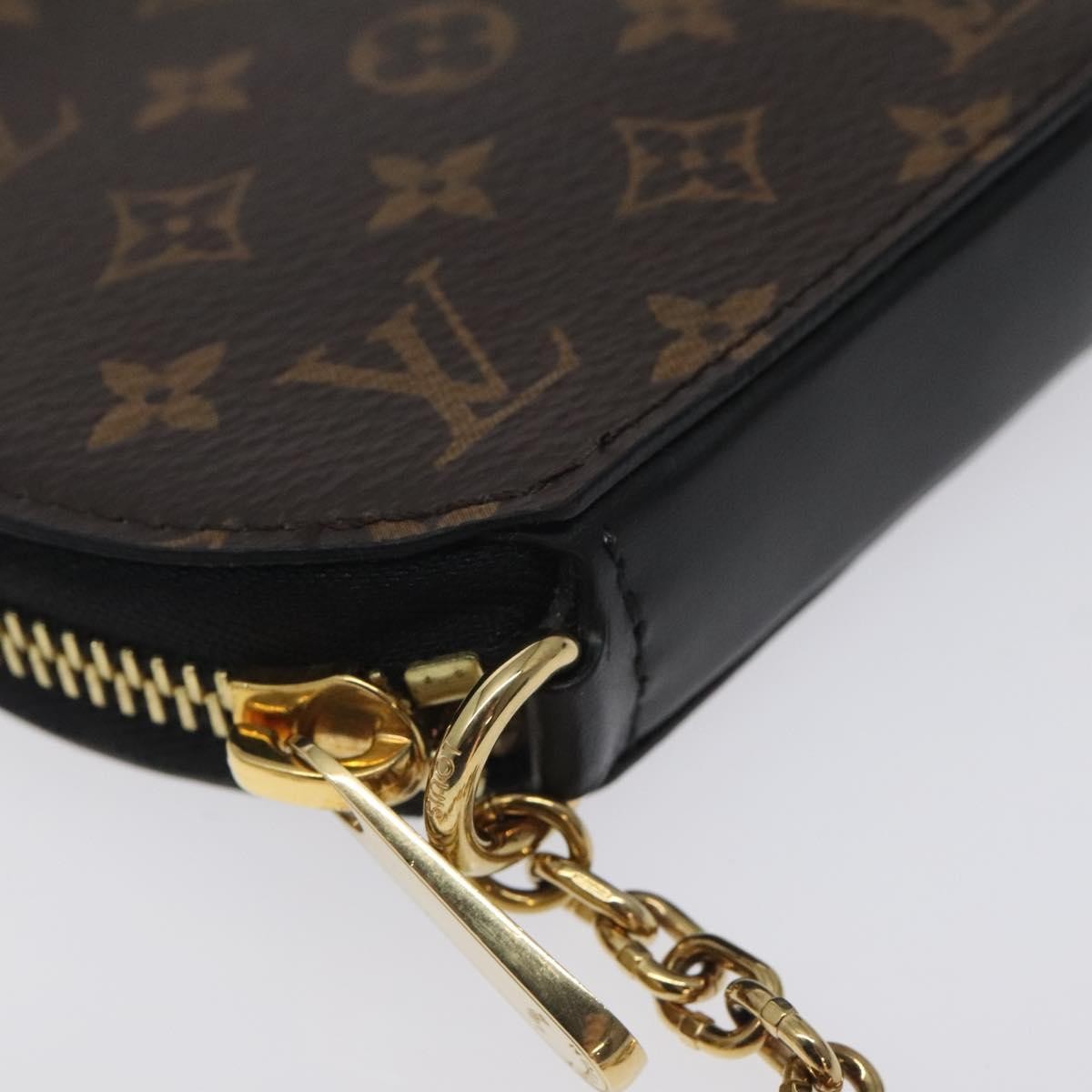 Louis Vuitton Boite Chapeau Coin Purse Monogram Canvas Brown Canvas Wallets Accessory
