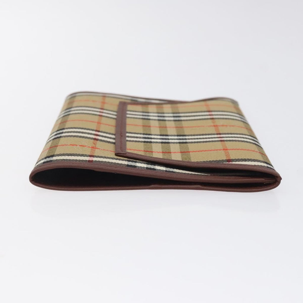 Burberry Nova Check Pochette Canvas Beige Canvas Clutche & Pouche Bag