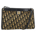 Christian Dior Vintage Trotter Shoulder Bag Canvas Navy Canvas Shoulder Bag Bag (Pre-Owned)