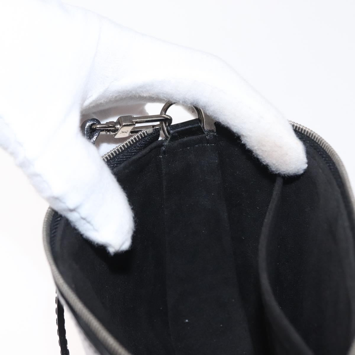 Louis Vuitton Pochette Accessoires Nm Electric Epi Leather Black Leather Clutche & Pouche Bag
