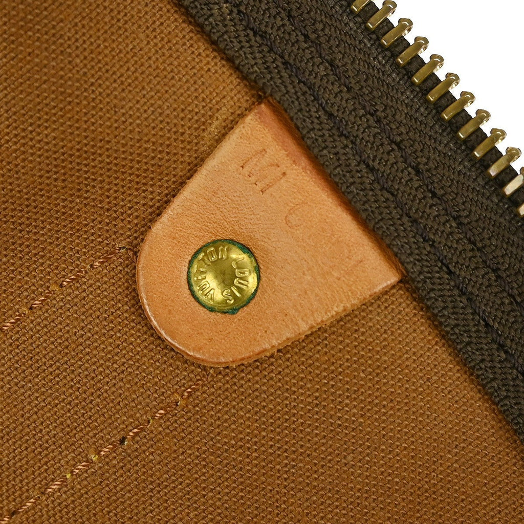 Louis Vuitton Keepall Bag Monogram Canvas Brown Canvas Travel Bag