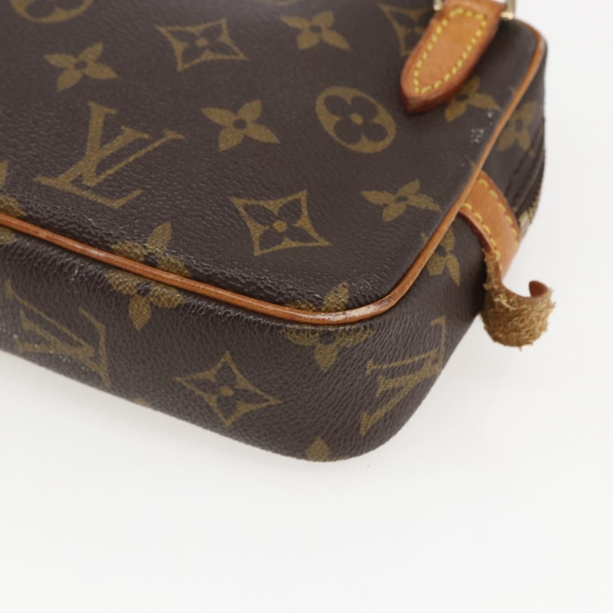 Louis Vuitton Pochette Marly Bandouliere Bag Monogram Canvas Brown Canvas Clutche & Pouche Bag