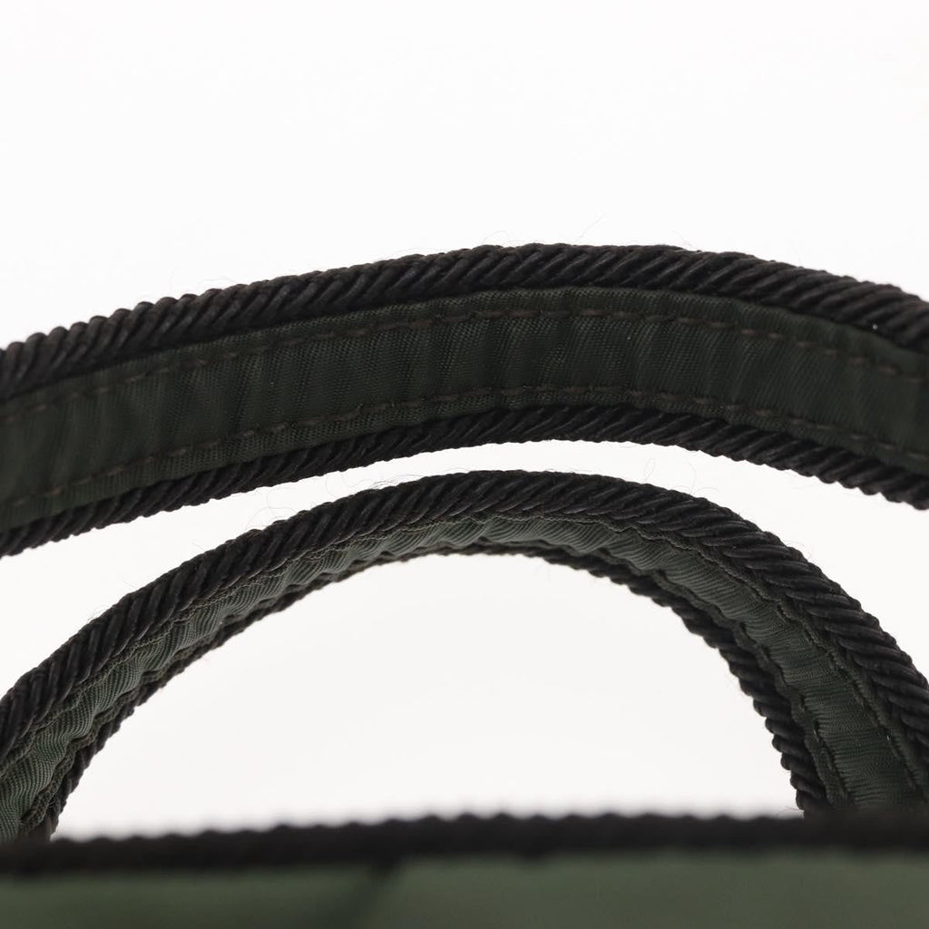 Prada Vintage Handbag Tessuto Khaki Nylon Handbag