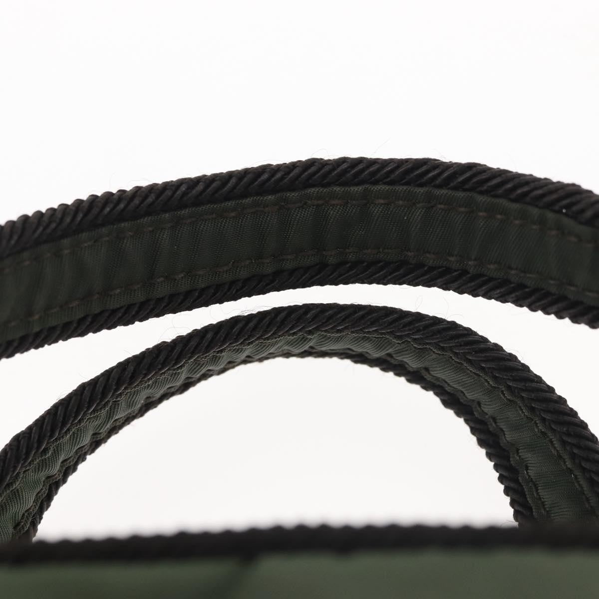 Prada Vintage Handbag Tessuto Khaki Nylon Handbag