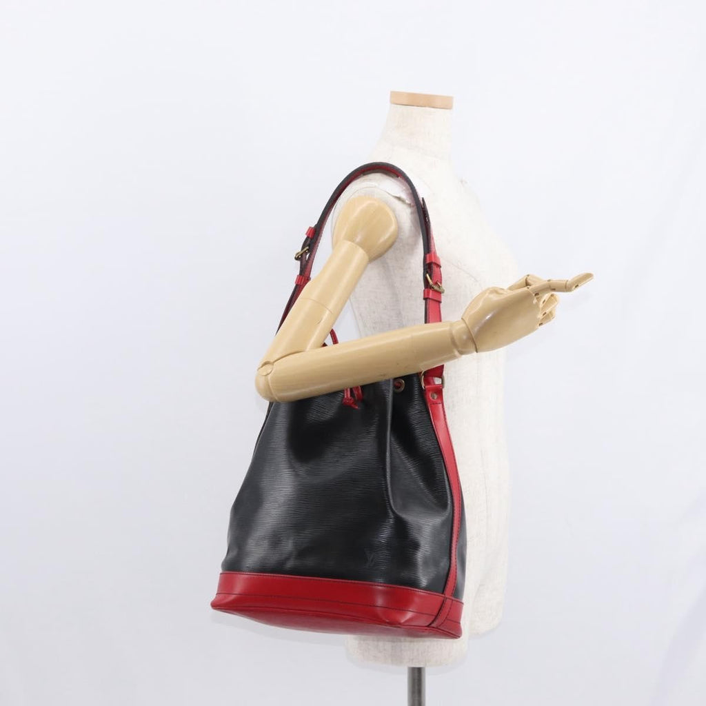 Louis Vuitton Bicolor Noe Handbag Epi Leather Black Leather Shoulder Bag