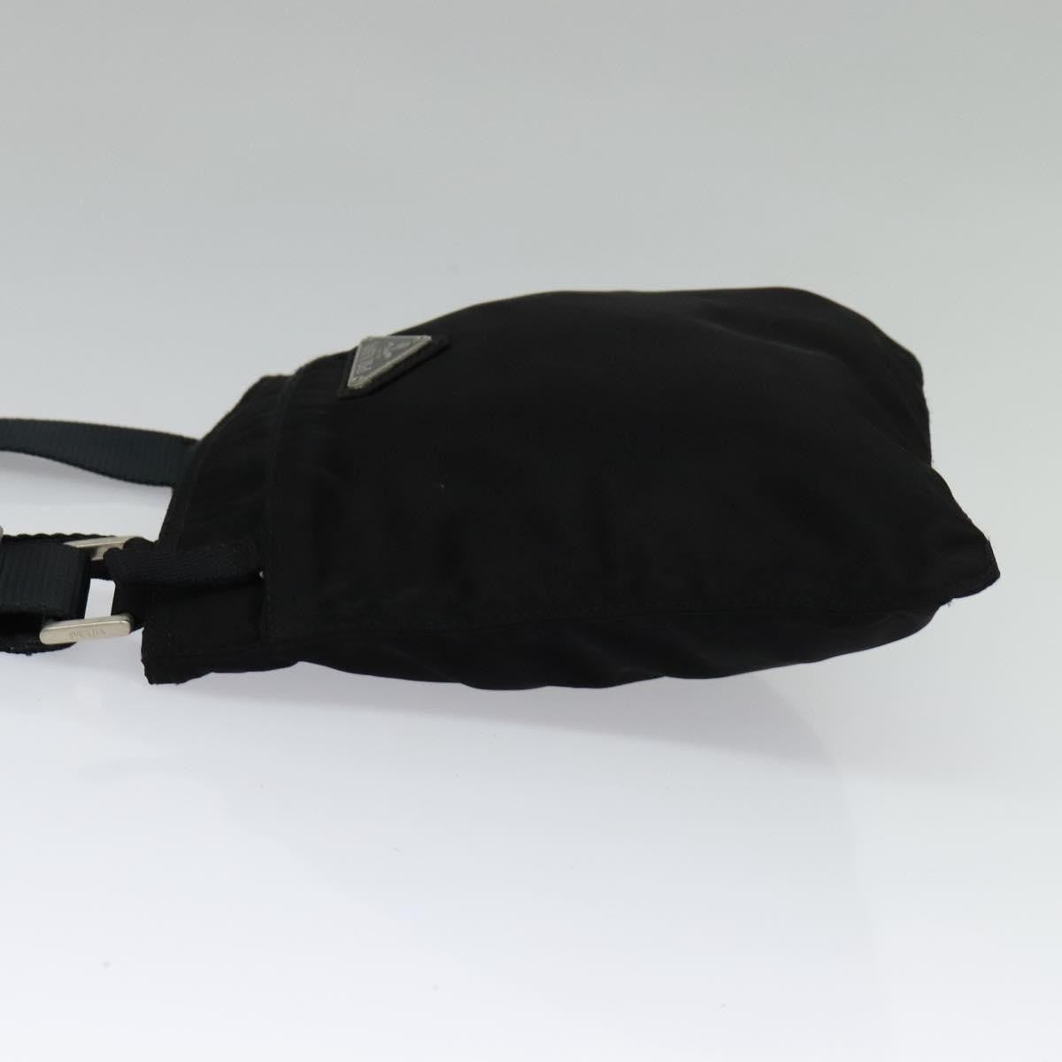 Prada Front Pocket Messenger Bag Tessuto Black Nylon Shoulder Bag Bag