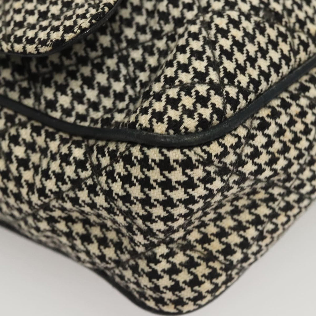 Chanel Vintage Front Pocket Camera Bag Canvas White Canvas Shoulder Bag Bag