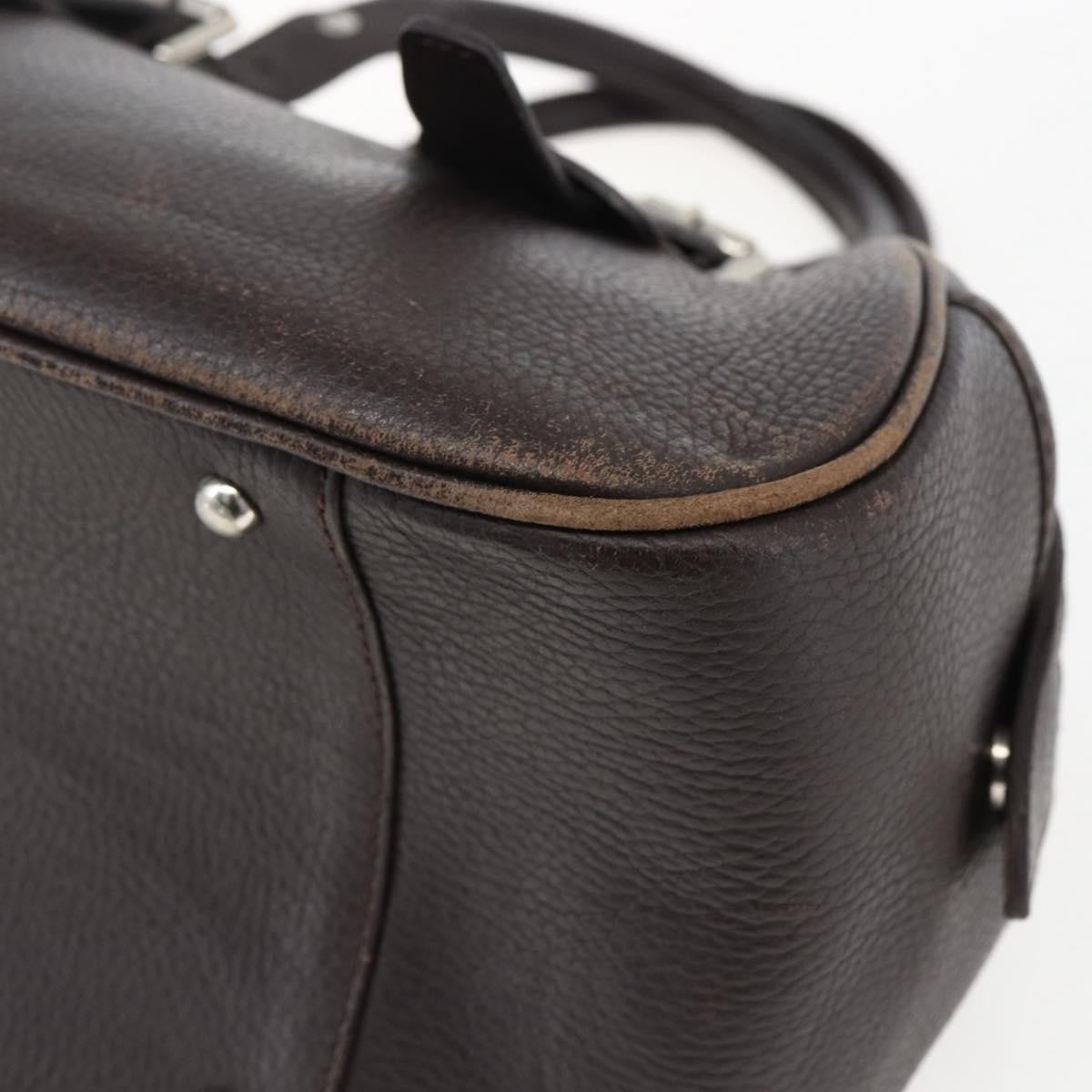 Burberry Vintage Handbag Leather Brown Leather Handbag