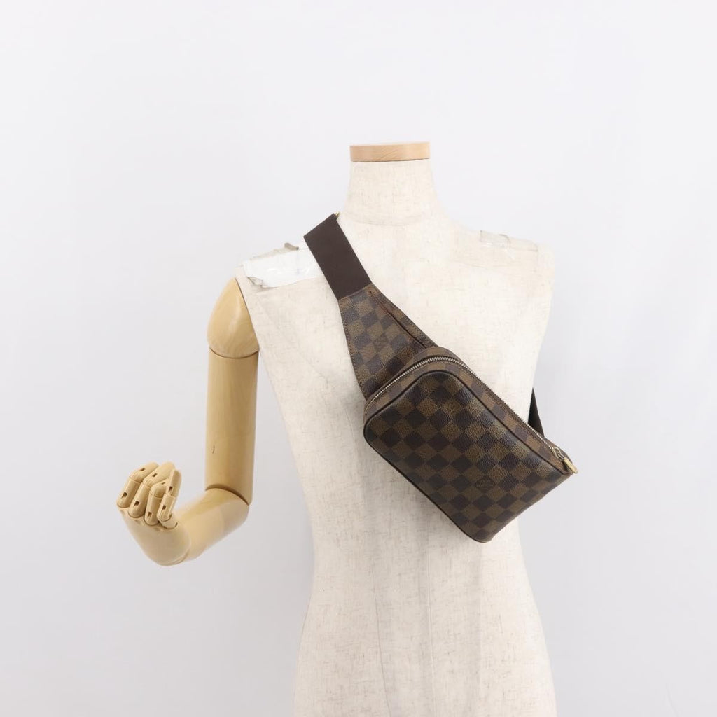 Louis Vuitton Geronimos Waist Bag Damier Brown Canvas Shoulder Bag