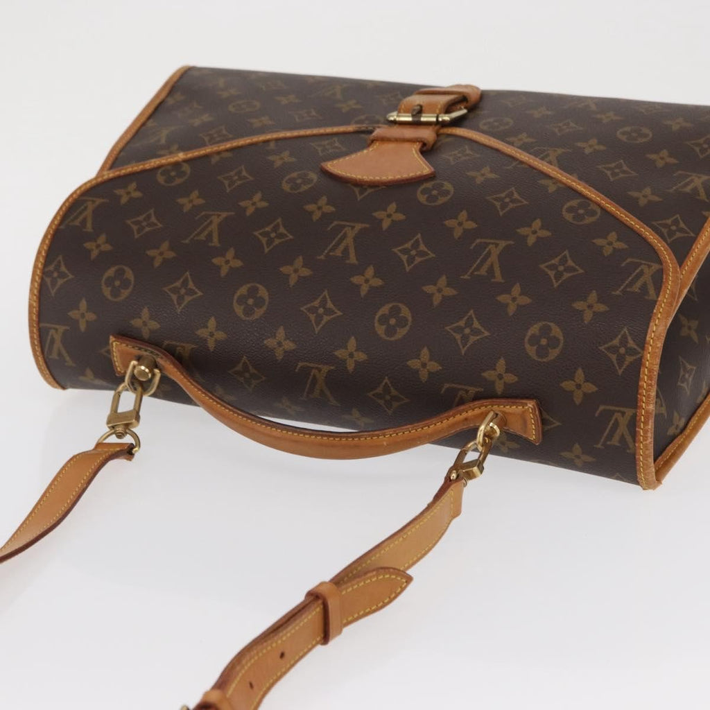 Louis Vuitton Beverly Briefcase Monogram Canvas Brown Canvas Briefcase Bag