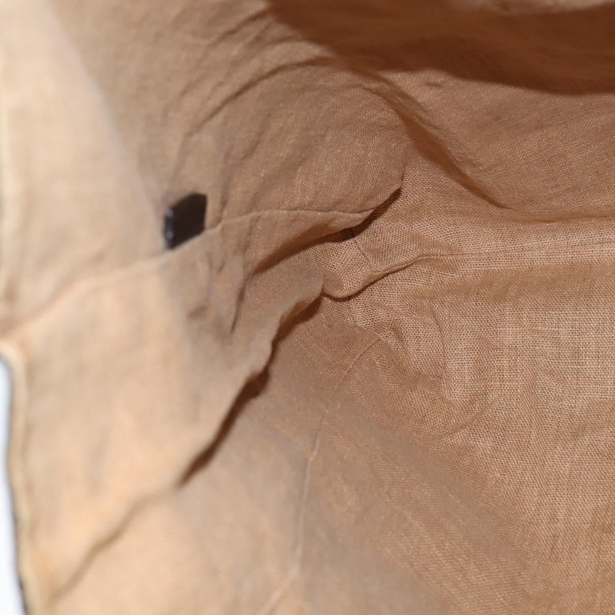 Fendi Open Shopping Tote Zucca Canvas Brown Canvas Tote Bag Bag