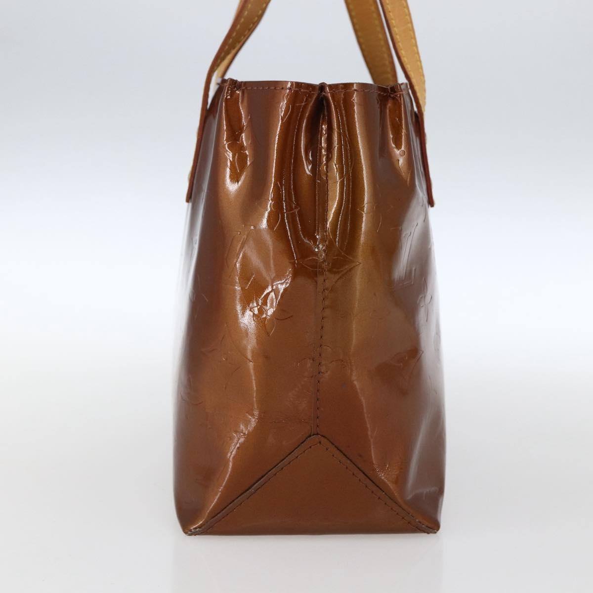 Louis Vuitton Reade Handbag Monogram Vernis Brown Patent_Leather Handbag