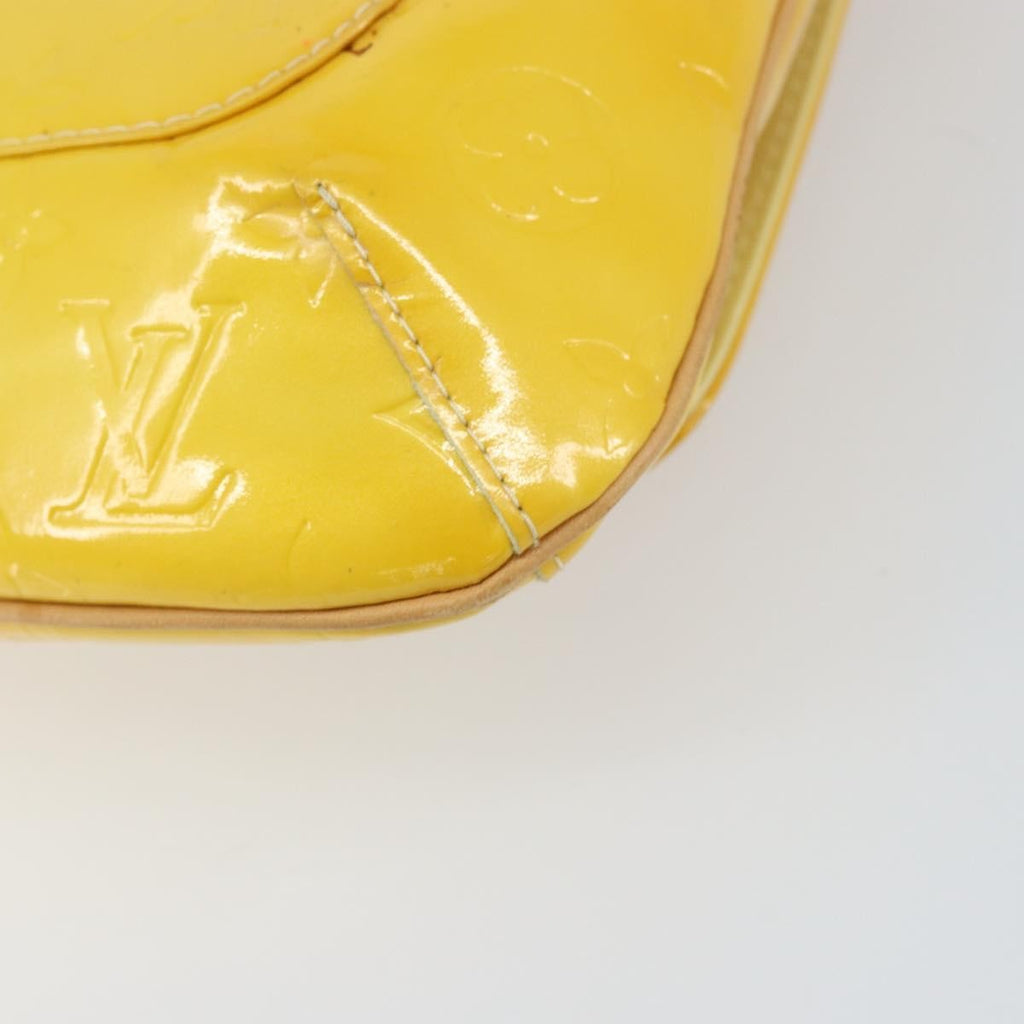 Louis Vuitton Thompson Street Handbag Monogram Vernis Yellow Patent_Leather Shoulder Bag
