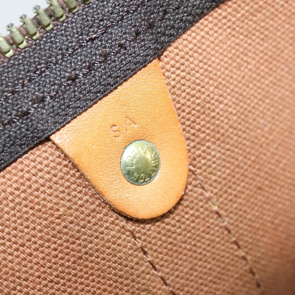 Louis Vuitton Keepall Bag Monogram Canvas Brown Canvas Bag