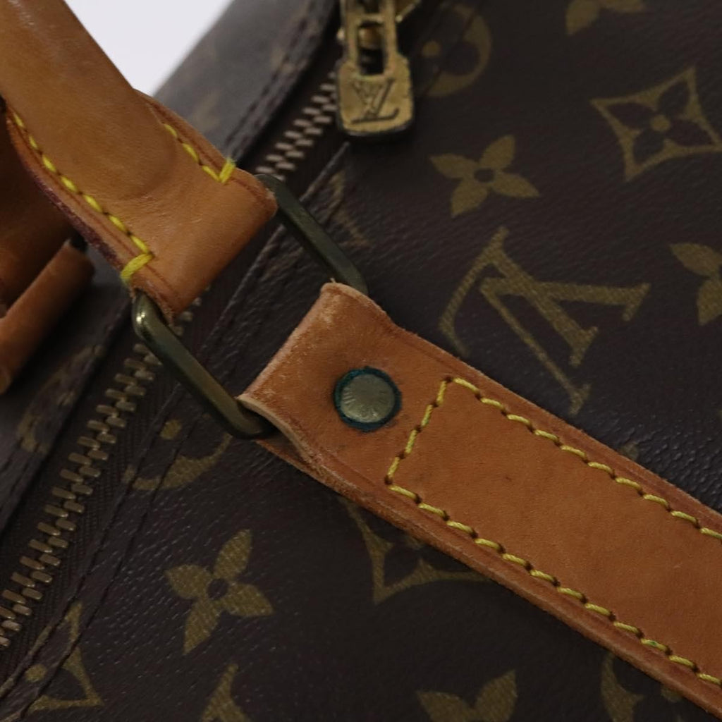 Louis Vuitton Keepall Bag Monogram Canvas Brown Canvas Travel Bag