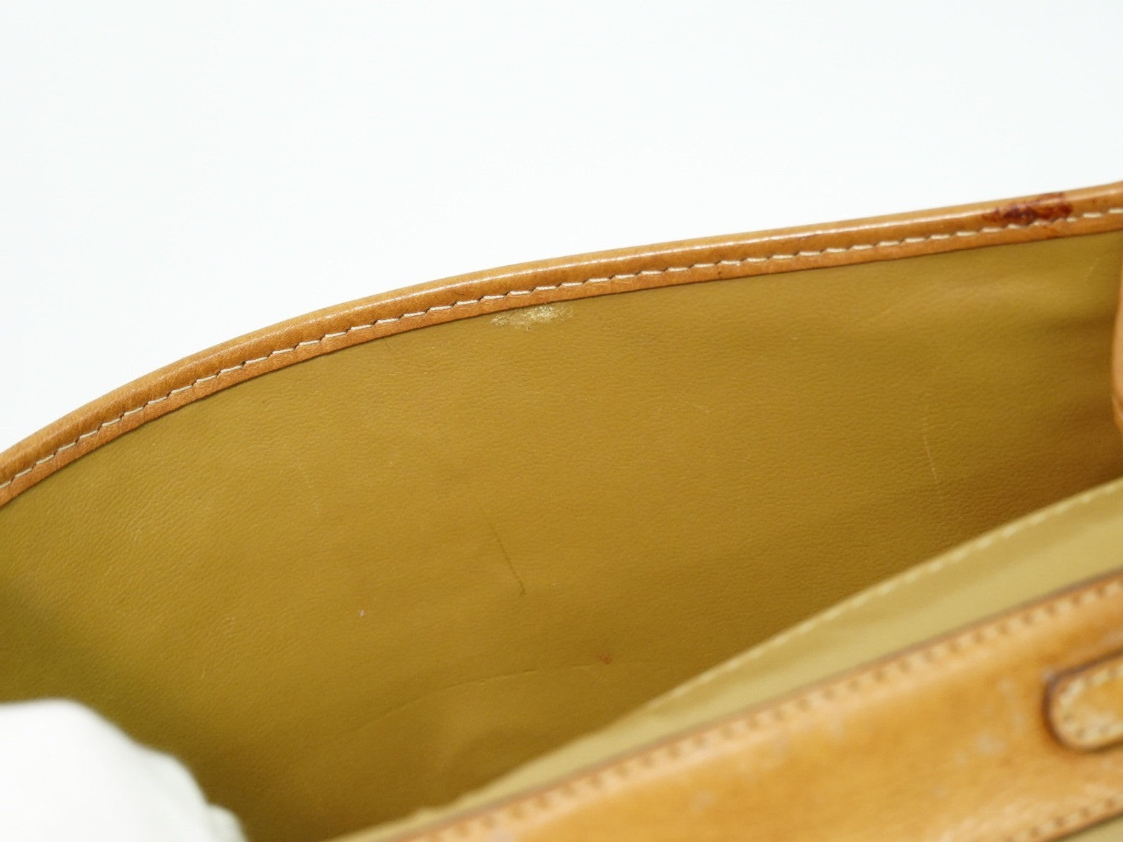 Celine Vintage Macadam Shoulder Bag Canvas Beige Canvas Shoulder Bag Bag