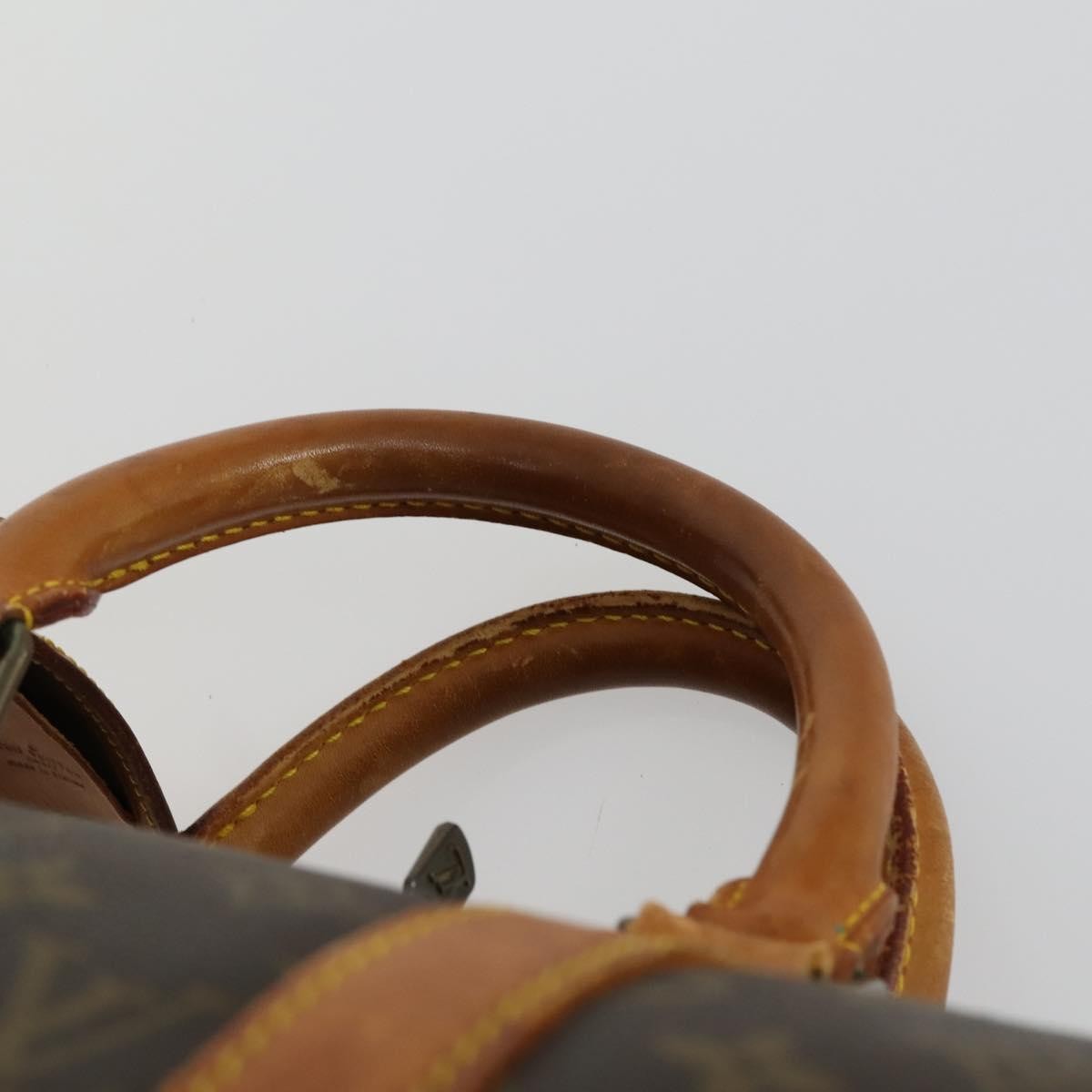 Louis Vuitton Keepall Bag Monogram Canvas Brown Canvas Travel Bag