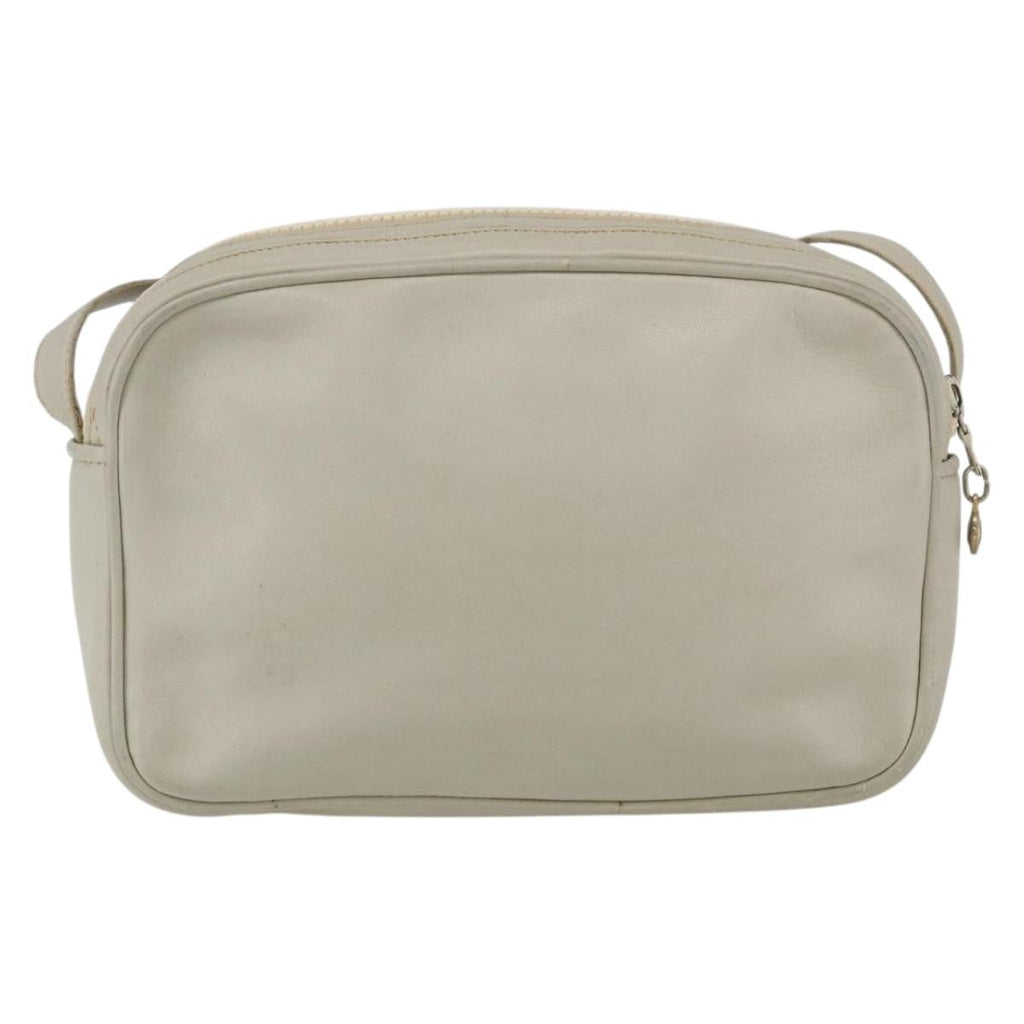 Celine Vintage Shoulder Bag Leather White Leather Shoulder Bag Bag