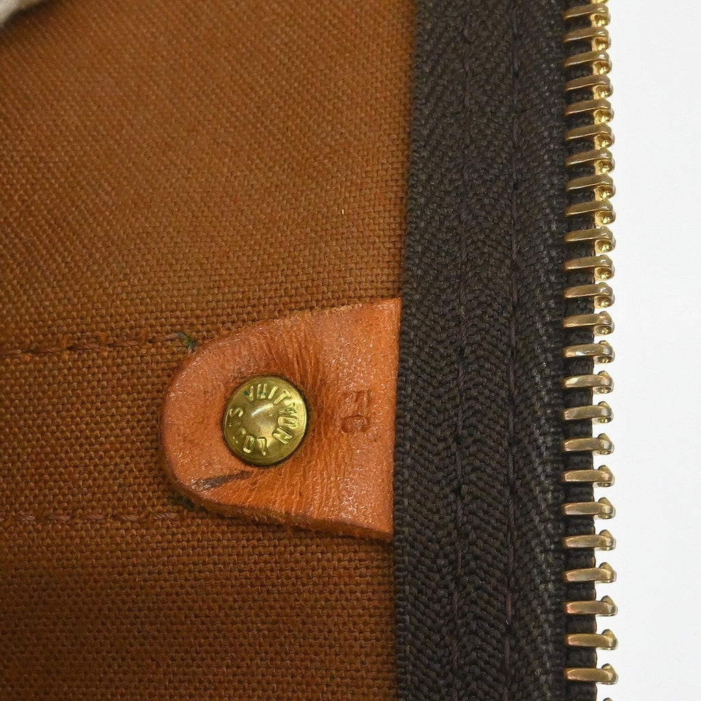Louis Vuitton Keepall Bag Monogram Canvas Brown Canvas Travel Bag