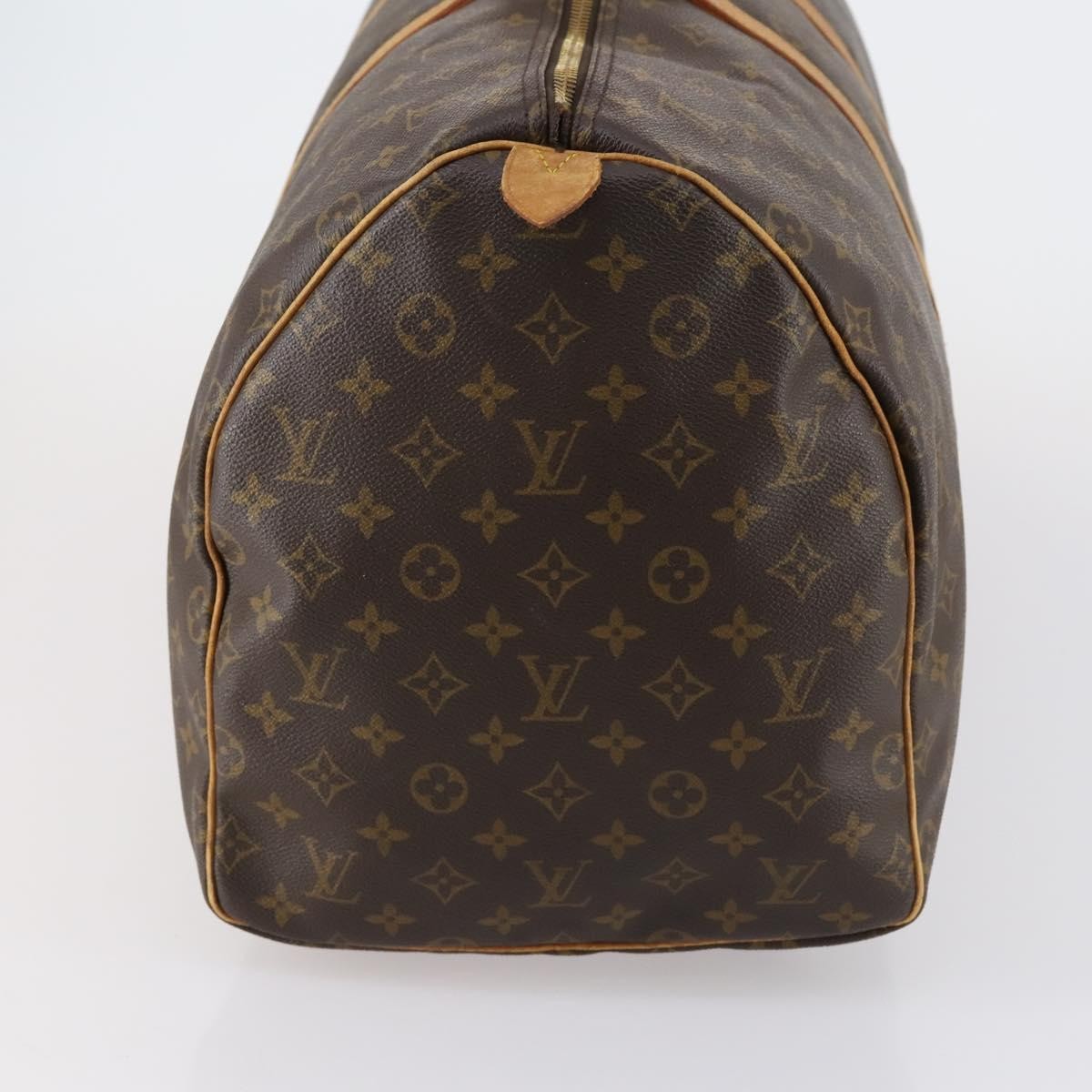 Louis Vuitton Keepall Bag Monogram Canvas Brown Canvas Travel Bag