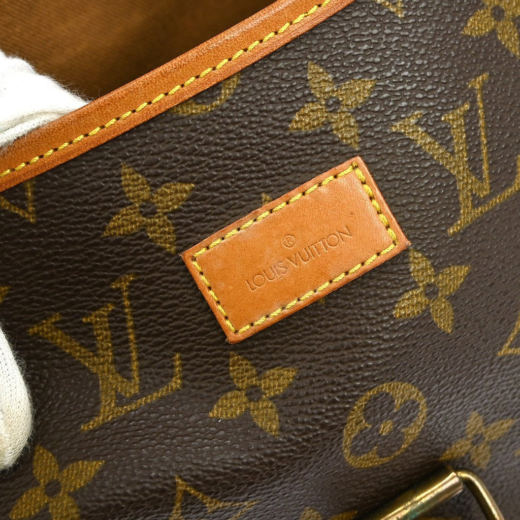 Louis Vuitton Saumur Handbag Monogram Canvas Brown Canvas Shoulder Bag