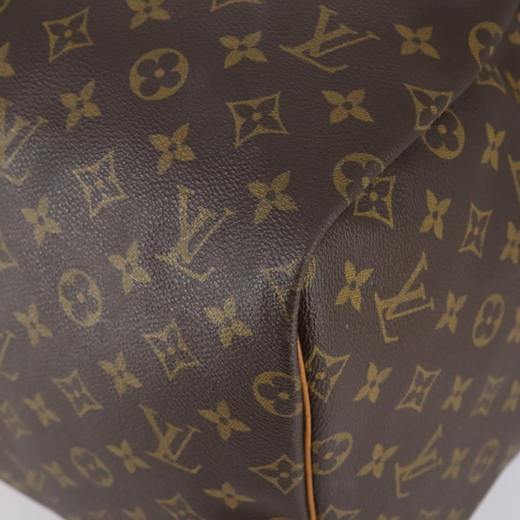 Louis Vuitton Keepall Bag Monogram Canvas Brown Canvas Travel Bag