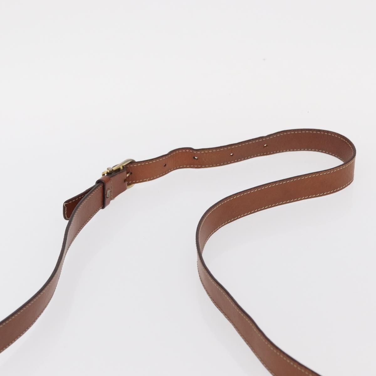 Celine Vintage Macadam Shoulder Bag Canvas Brown Canvas Shoulder Bag Bag