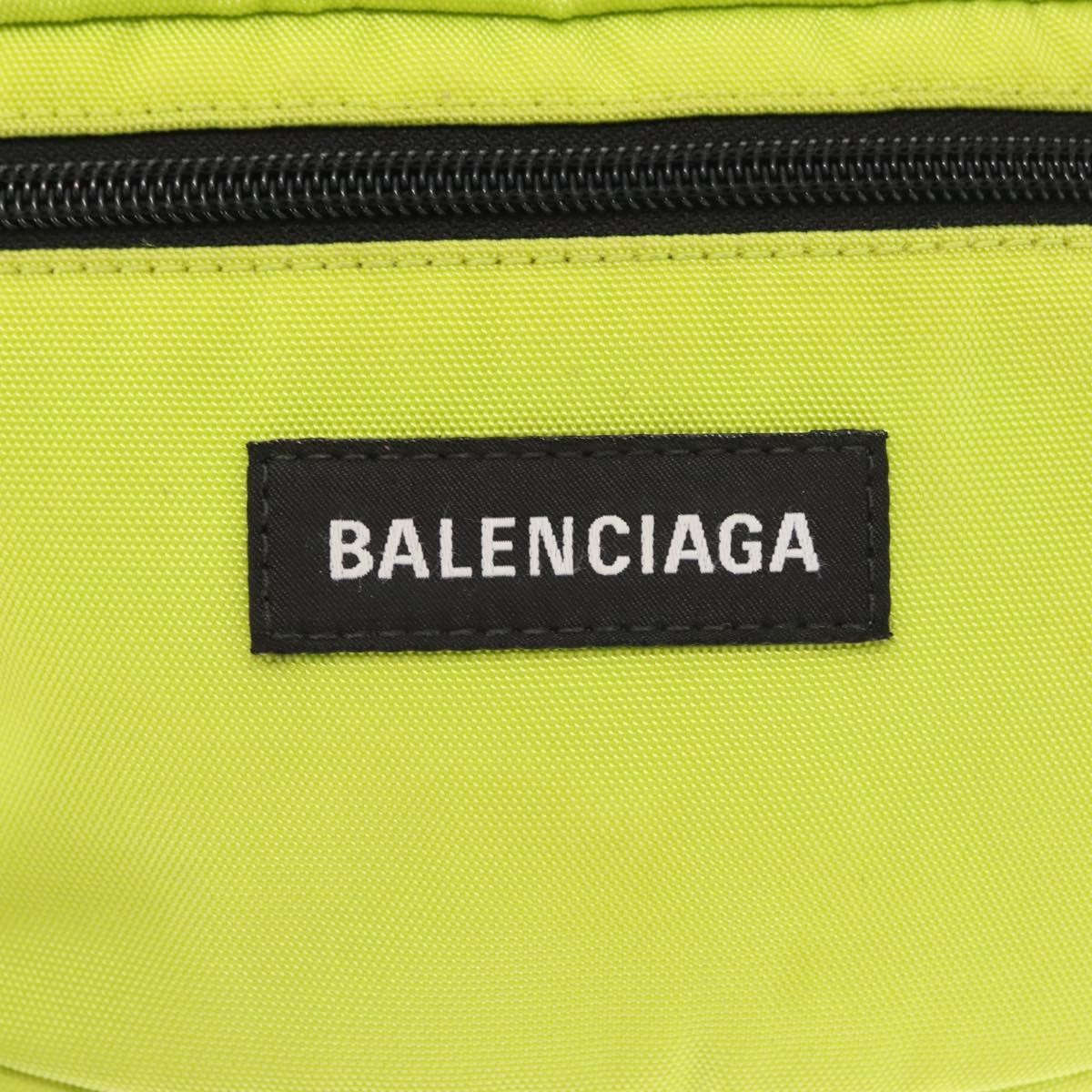 Balenciaga Explorer Belt Bag Nylon Yellow Nylon Shoulder Bag