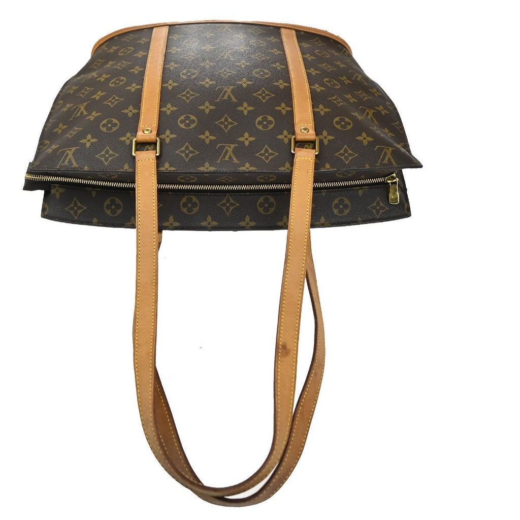 Louis Vuitton Babylone Handbag Monogram Canvas Brown Canvas Shoulder Bag