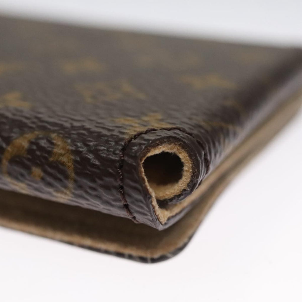 Louis Vuitton Case Jewelry Box Canvas Brown Canvas Wallets Accessory