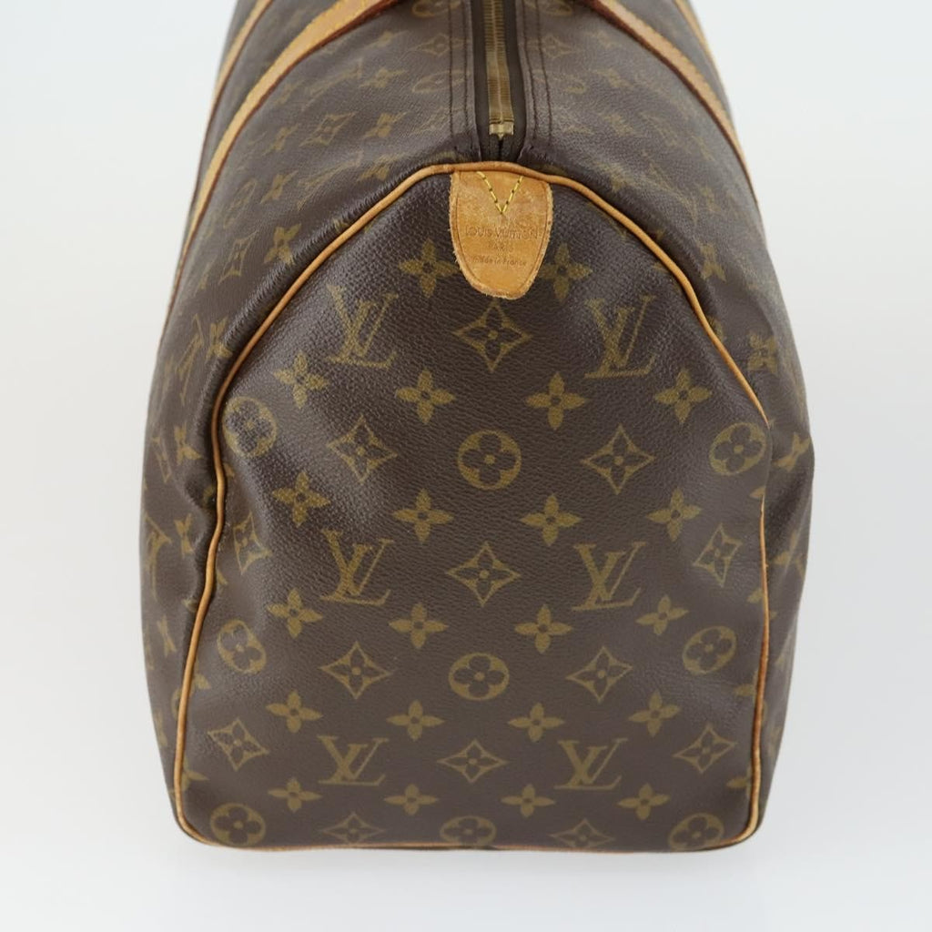 Louis Vuitton Keepall Bag Monogram Canvas Brown Canvas Travel Bag