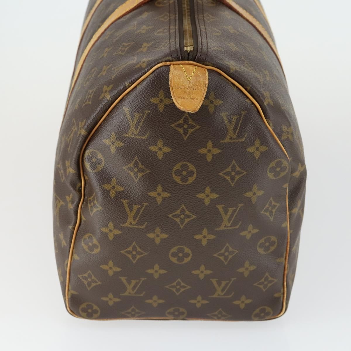 Louis Vuitton Keepall Bag Monogram Canvas Brown Canvas Travel Bag