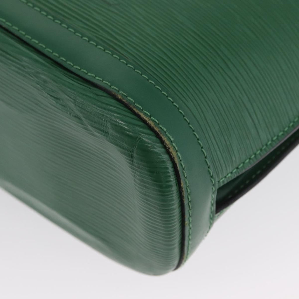 Louis Vuitton Lussac Handbag Epi Leather Green Leather Shoulder Bag