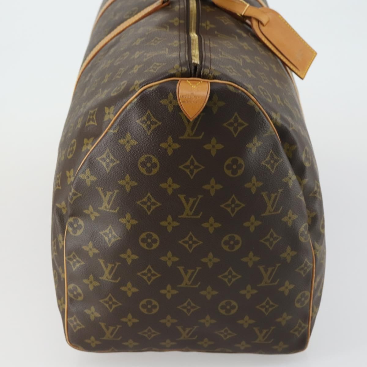 Louis Vuitton Keepall Bag Monogram Canvas Brown Canvas Travel Bag