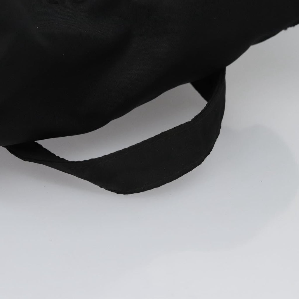 Prada Flap Drawstring Backpack Tessuto Black Nylon Backpack Bag