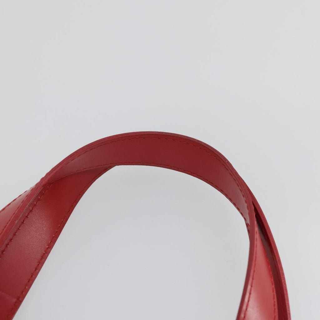 Louis Vuitton Plage Lagoon Bay Handbag Vinyl Epi Leather Red Plastic Tote Bag