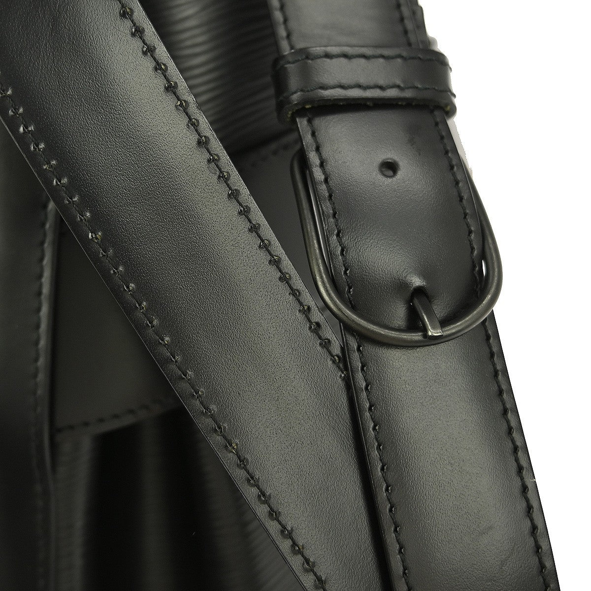 Louis Vuitton Vintage Sac D'epaule Handbag Epi Leather Black Leather Shoulder Bag